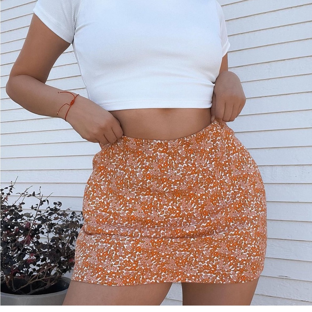 Flower flowy skirt